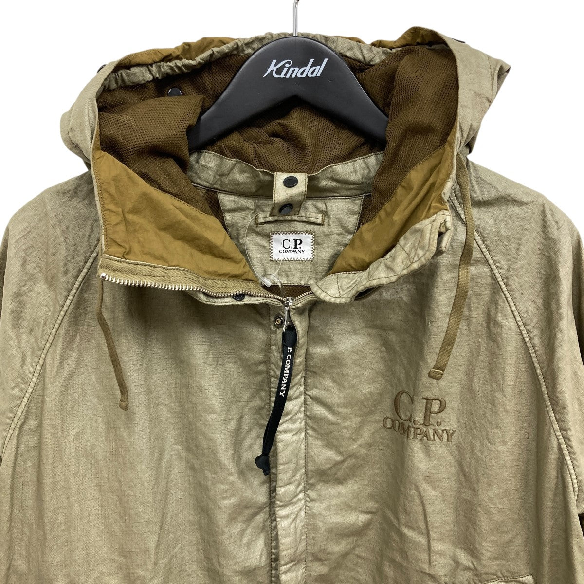 C.P. COMPANY スウィングトップ　ジャケット　ベージュ　Lサイズ C．P COMPANY(シーピーカンパニー) Lino Wax Goggle Jacket