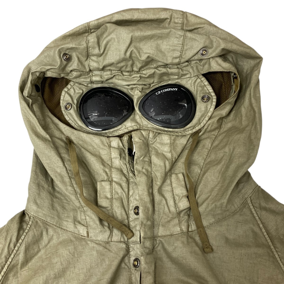 C．P COMPANY(シーピーカンパニー) Lino Wax Goggle Jacket