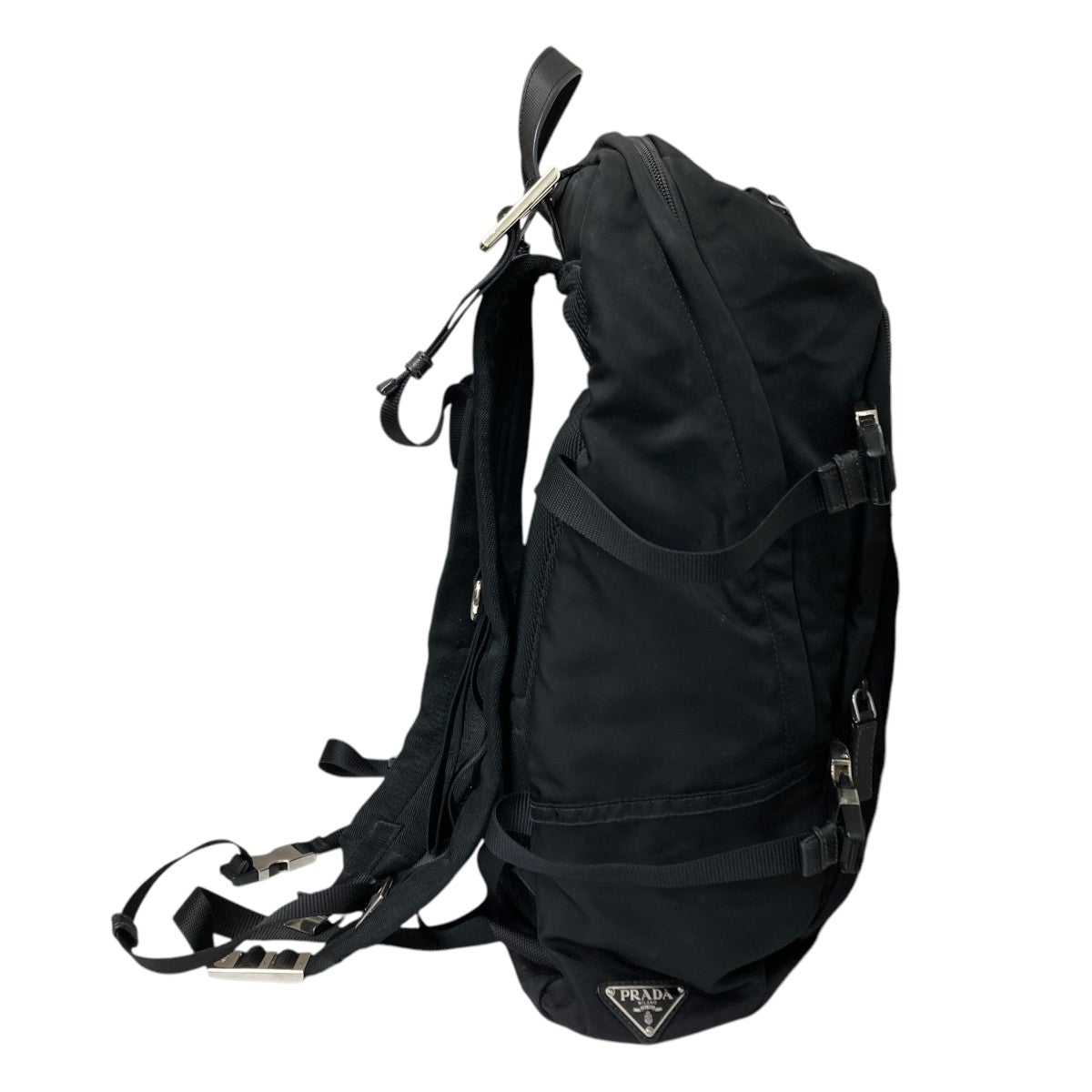 PRADA ナイロン バックパック リュックサック バッグ ブラック 中古 PRADA - プラダ PRADA バックパック リュックサック ナイロン