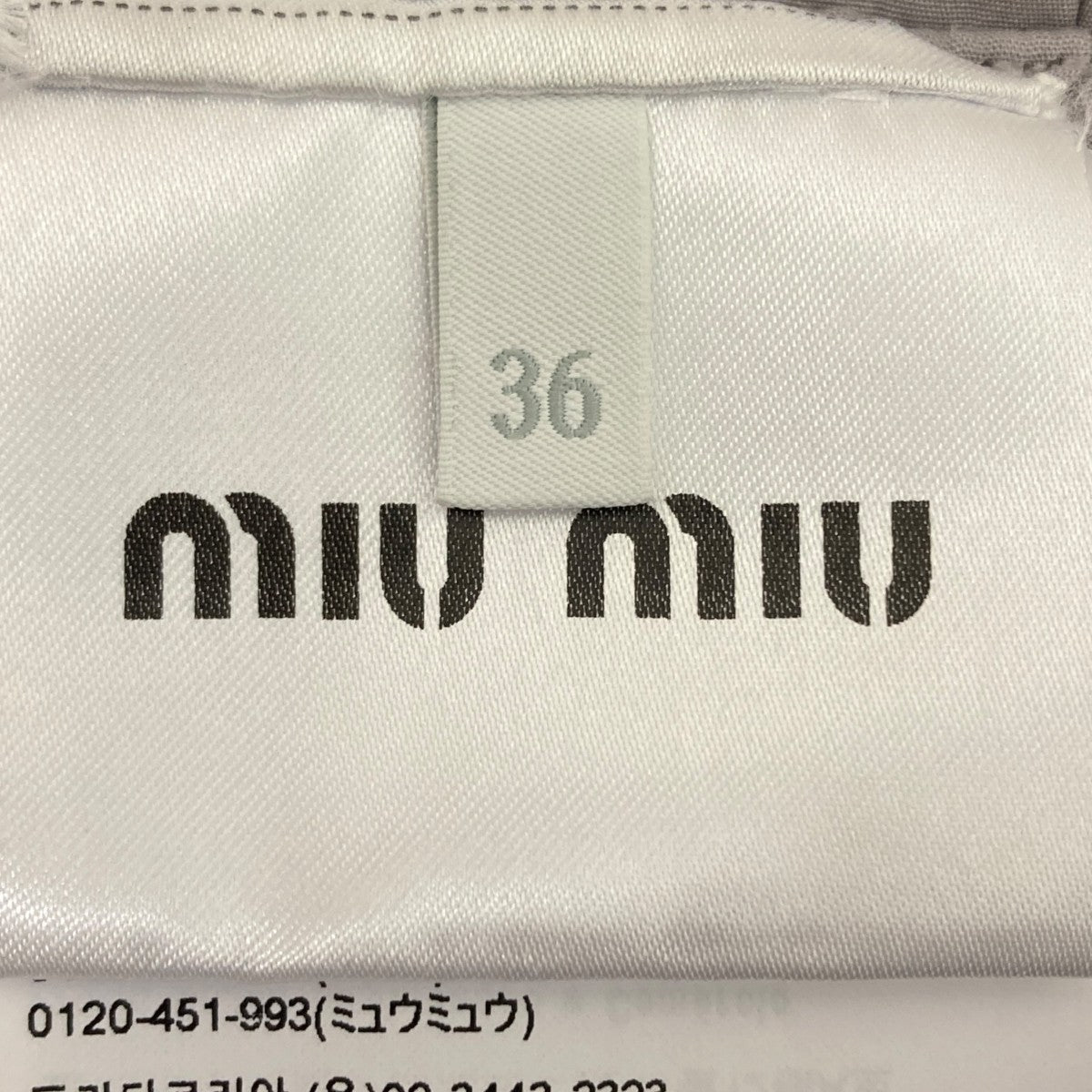 MIU MIU　ミュウミュウ　ゴブラン織　ミニスカート　サイズ44 Miu Miu（ミュウミュウ）ミニスカート ピンク サイズ:40(M位