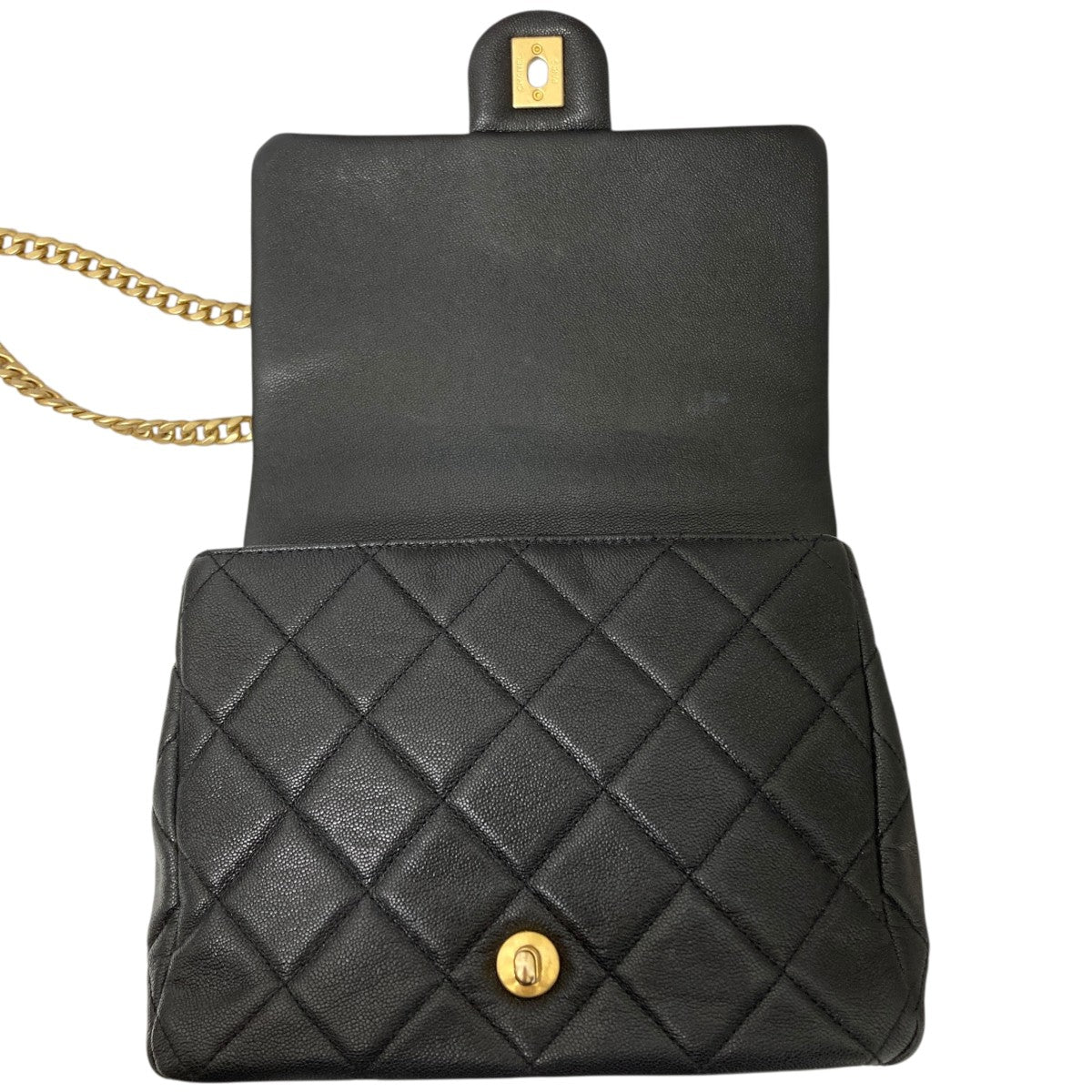 CHANEL(シャネル) シャネル トップハンドルキャビアスキンマトラッセ