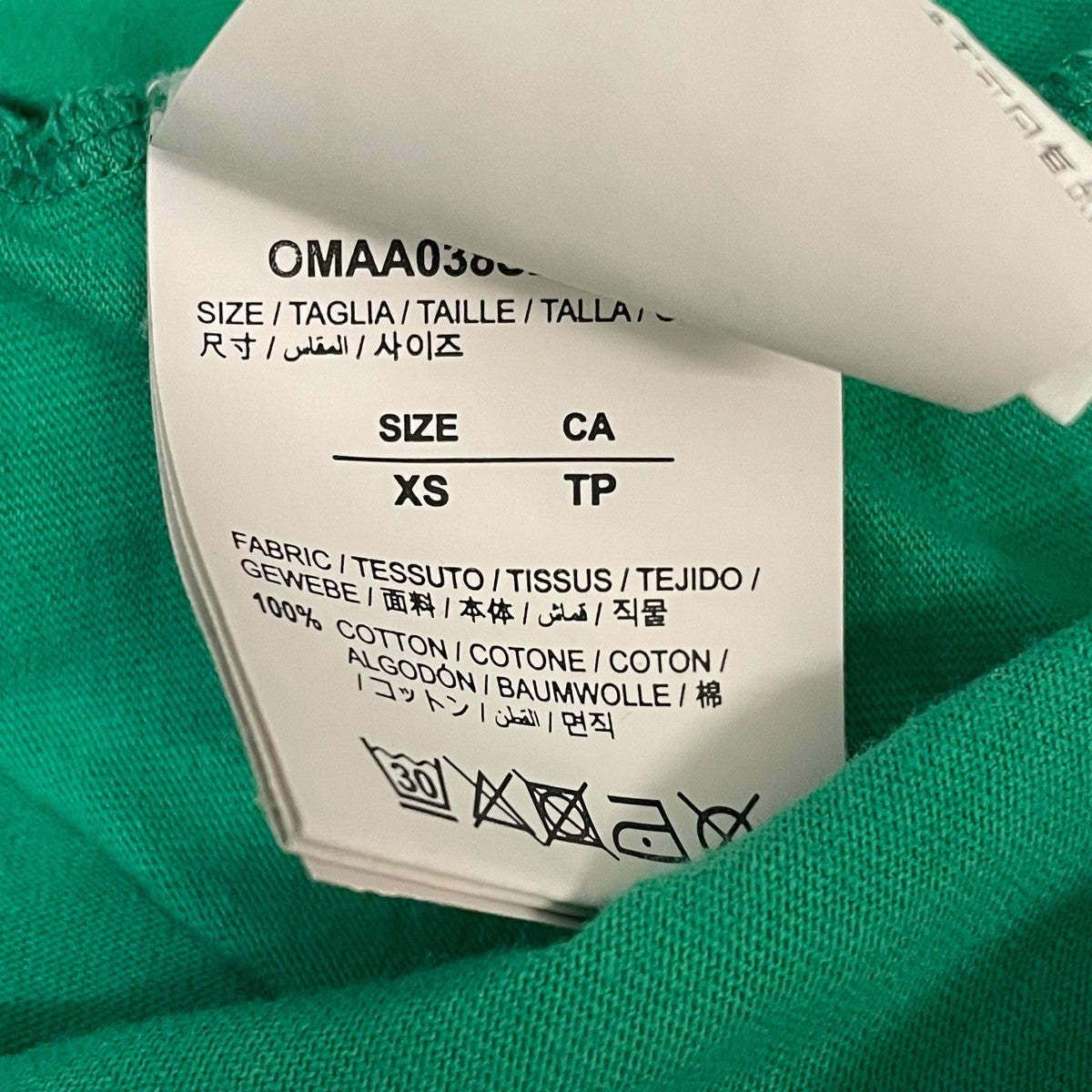 OFFWHITE プリントTシャツOMAA038S20185005 古着・中古-5枚目のアイテム画像