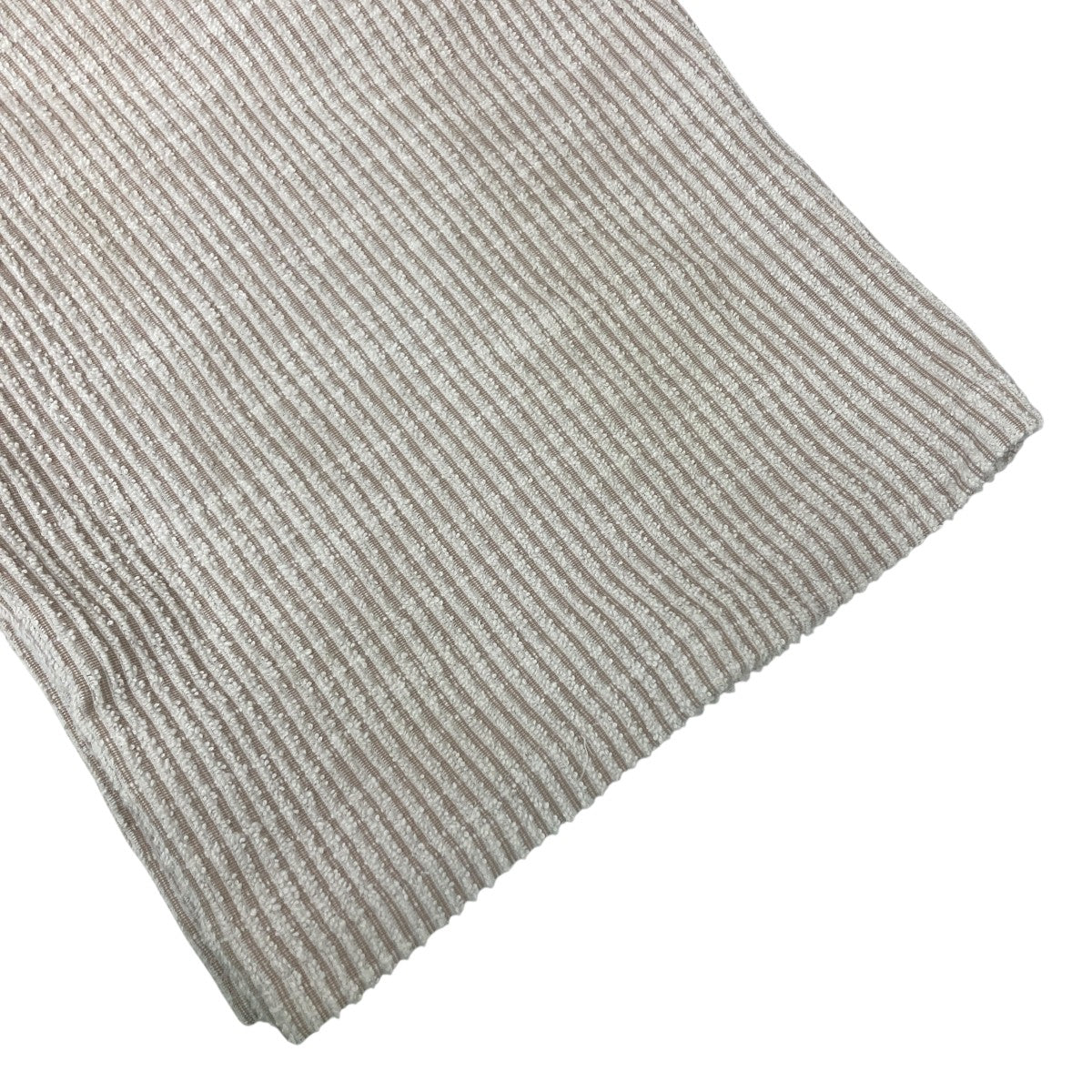 CUT STRIPE EASY SLACKS(BEIGE)