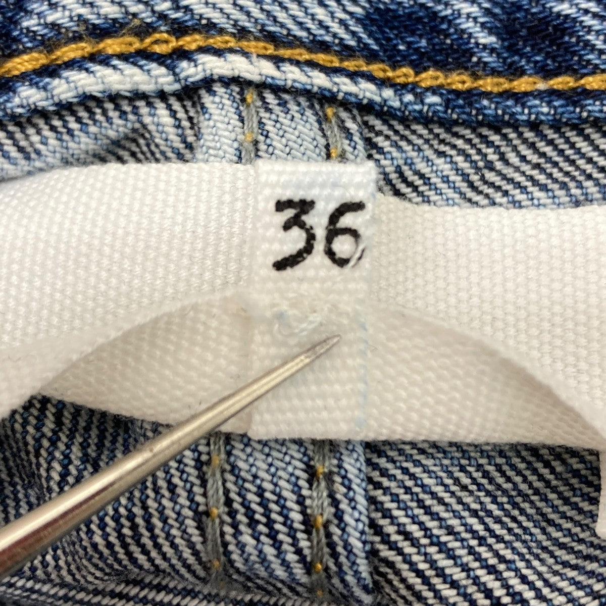 Maison Margiela 20SS パンチングデニム 古着・中古-5枚目のアイテム画像