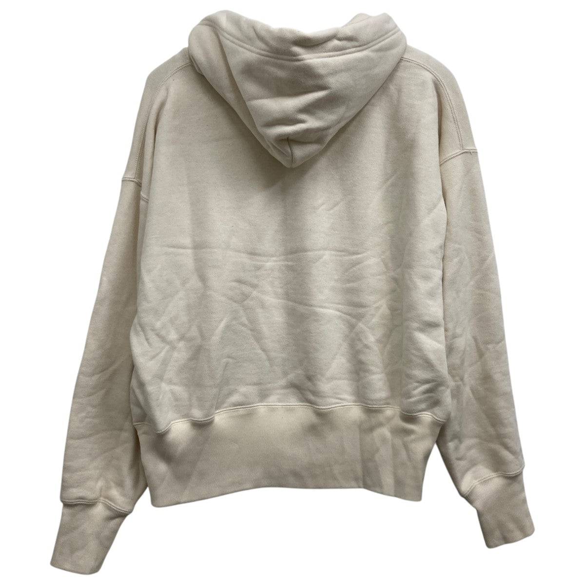 【新品未使用】toomuchtax ジップアップパーカー アイボリー TOOMUCHTAX] PRINTED WAFFLE ZIP-UP HOODIE /追跡付 (TOOMUCHTAX