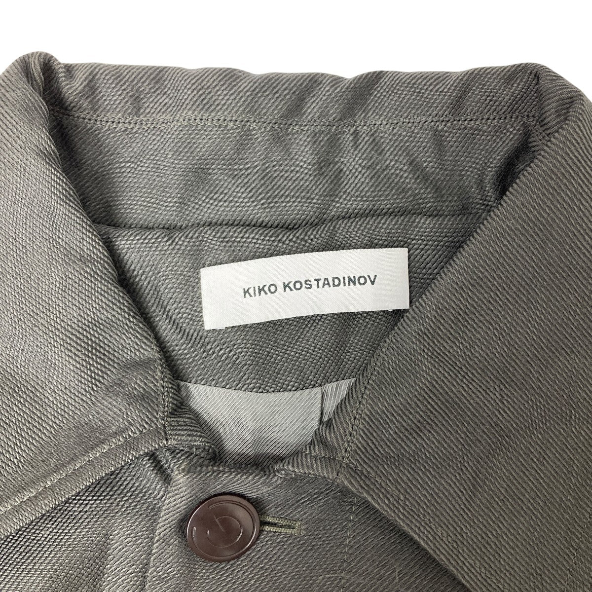 Kiko Kostadinov(キココスタディノフ) 22AW トレンチコート グレー