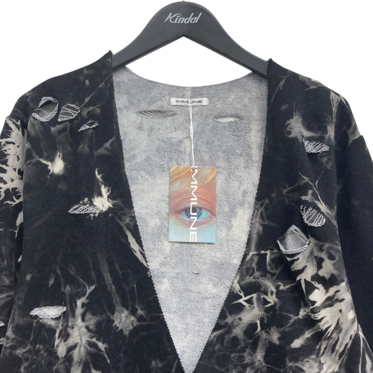 IMMUNE damaged swatshirt 古着・中古-3枚目のアイテム画像