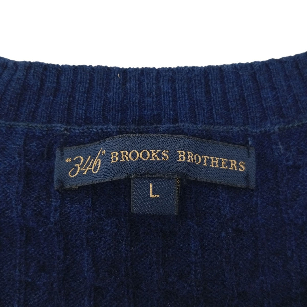 BROOKS BROTHERS(ブルックスブラザーズ) Vネックニット ネイビー