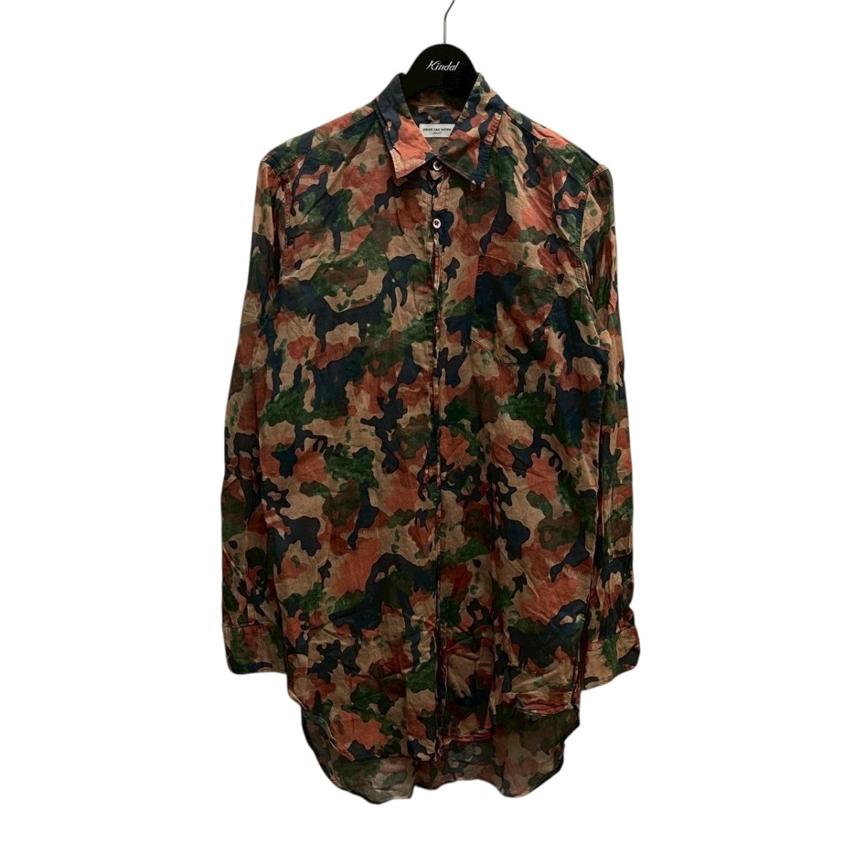 DRIES VAN NOTEN チェック柄 長袖シャツ サイズ36 DRIES VAN NOTEN / Plaid Short Sleeve Shirt -チェッ