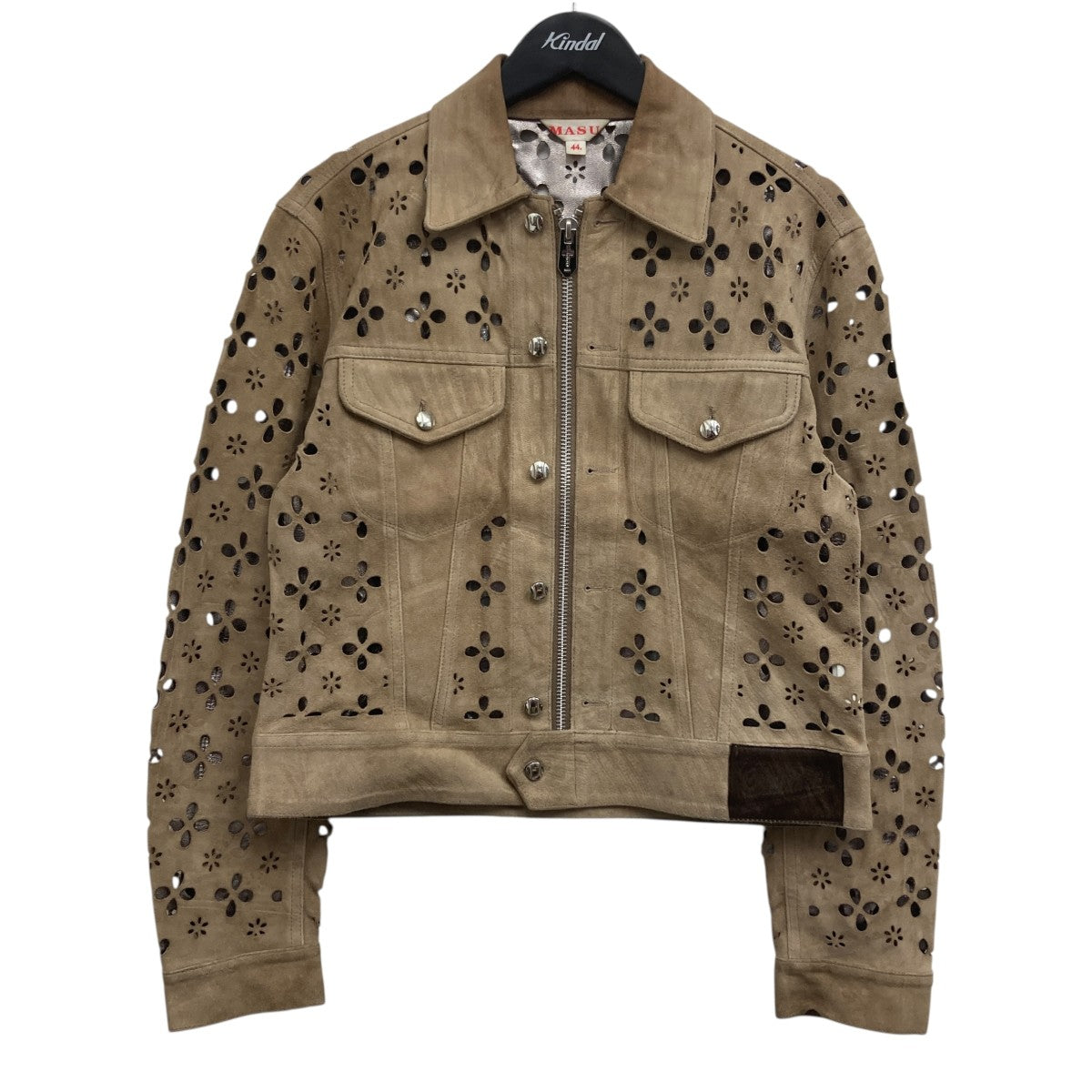 ジャケット・アウター MASU FLOCKY RAINBOW WEB COVERALL MASU(エムエーエスユー) FLOCKY RAINBOW WEB COVERALLデニム