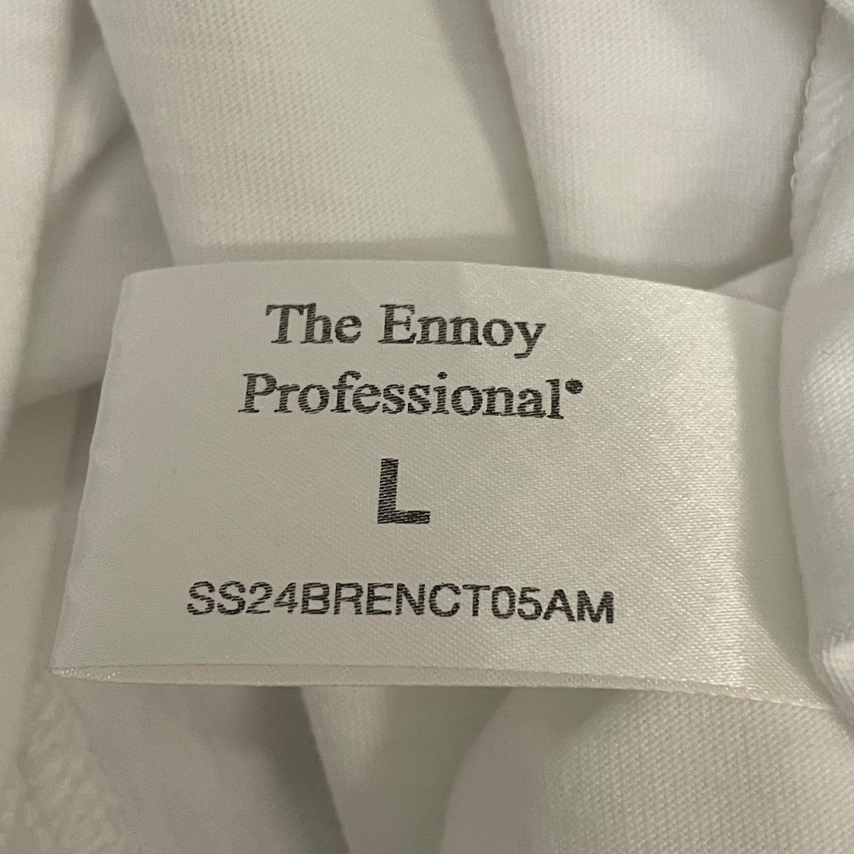 The Ennoy Professional Tシャツ ホワイト　24SS The Ennoy Professional 24SS ホワイト Tシャツ L - メルカリ