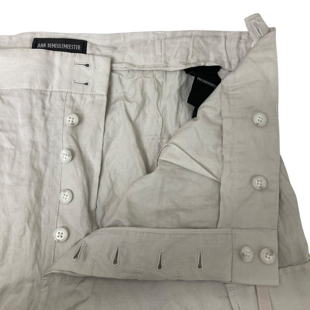ANN DEMEULEMEESTER KAT CARGO ボンテージカーゴパンツ 古着・中古-3枚目のアイテム画像