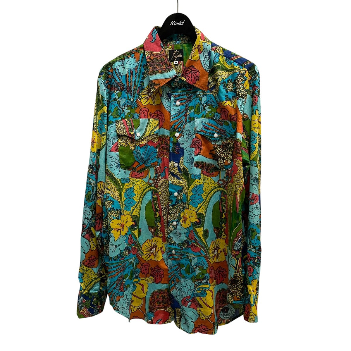 Needles Western Shirt総柄シャツ 古着・中古-1枚目のアイテム画像