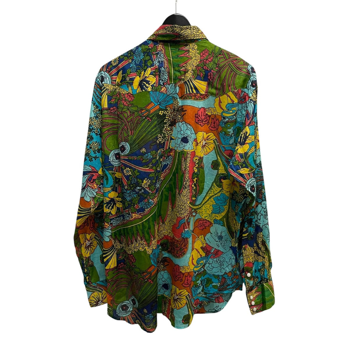 Needles Western Shirt総柄シャツ 古着・中古-2枚目のアイテム画像