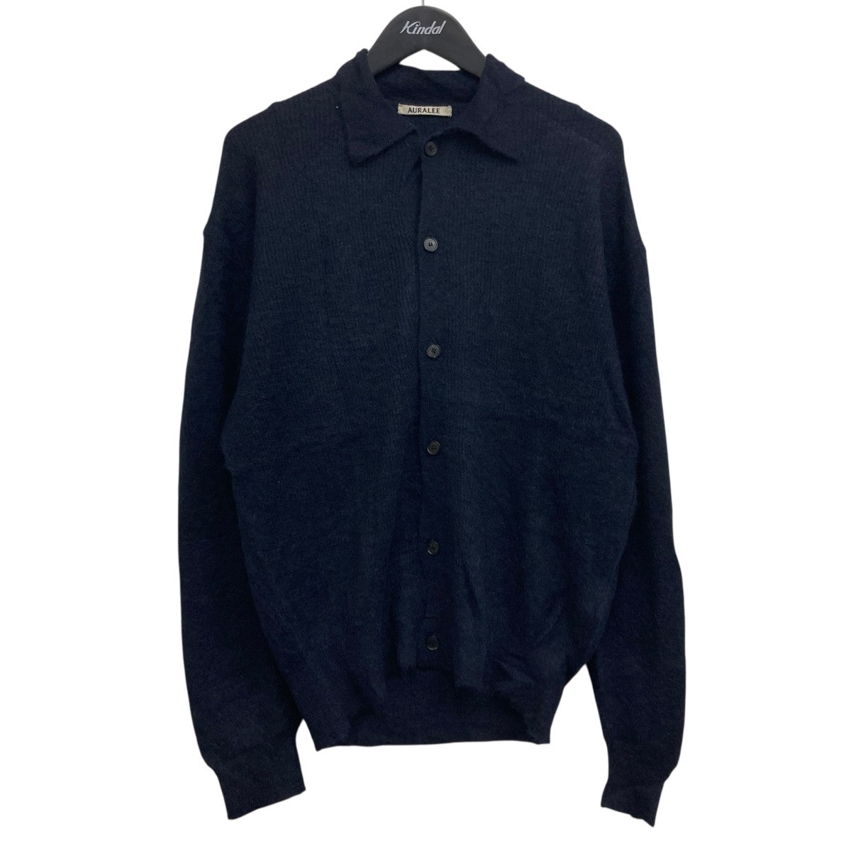 24AW BABY SURI ALPACA SHEER KNIT SHIRT CARDIGAN ニットシャツ
