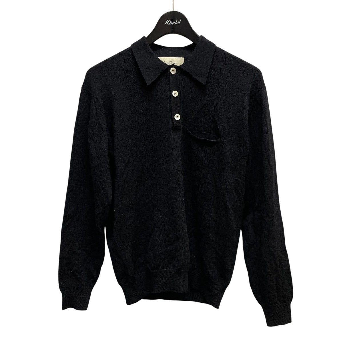 SECOND／LAYER ニットポロシャツ 古着・中古-1枚目のアイテム画像
