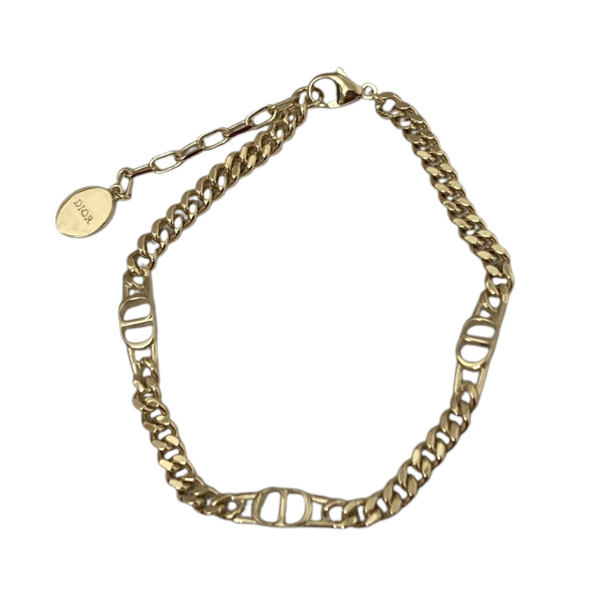 DIOR CD Icon チェーンリンク ブレスレットブレスレットB2762HOMST D970 古着・中古-2枚目のアイテム画像