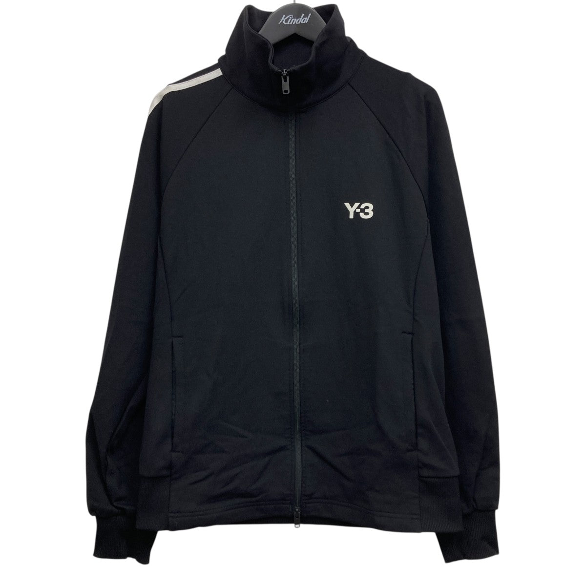 Y-3 ブラック ナイロンジャケット　トラックジャケット　サイズL Y-3 ブラック ナイロンジャケットトラックジャケットサイズL
