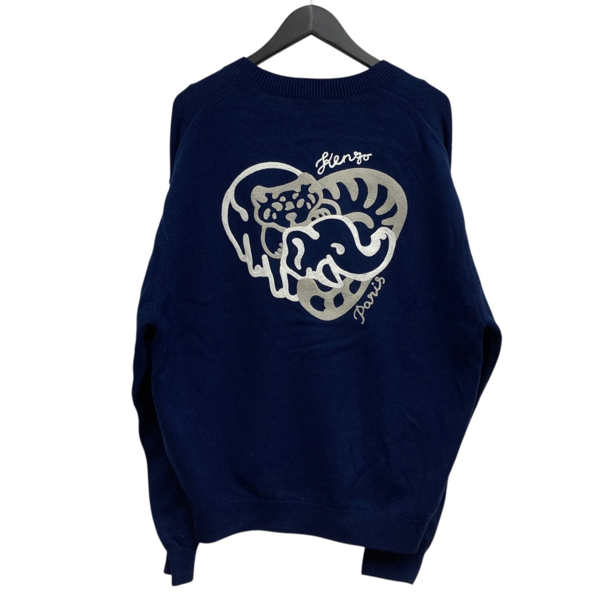 KENZO(ケンゾー) ニットカーディガン FE68CA4893LP ブルー サイズ L