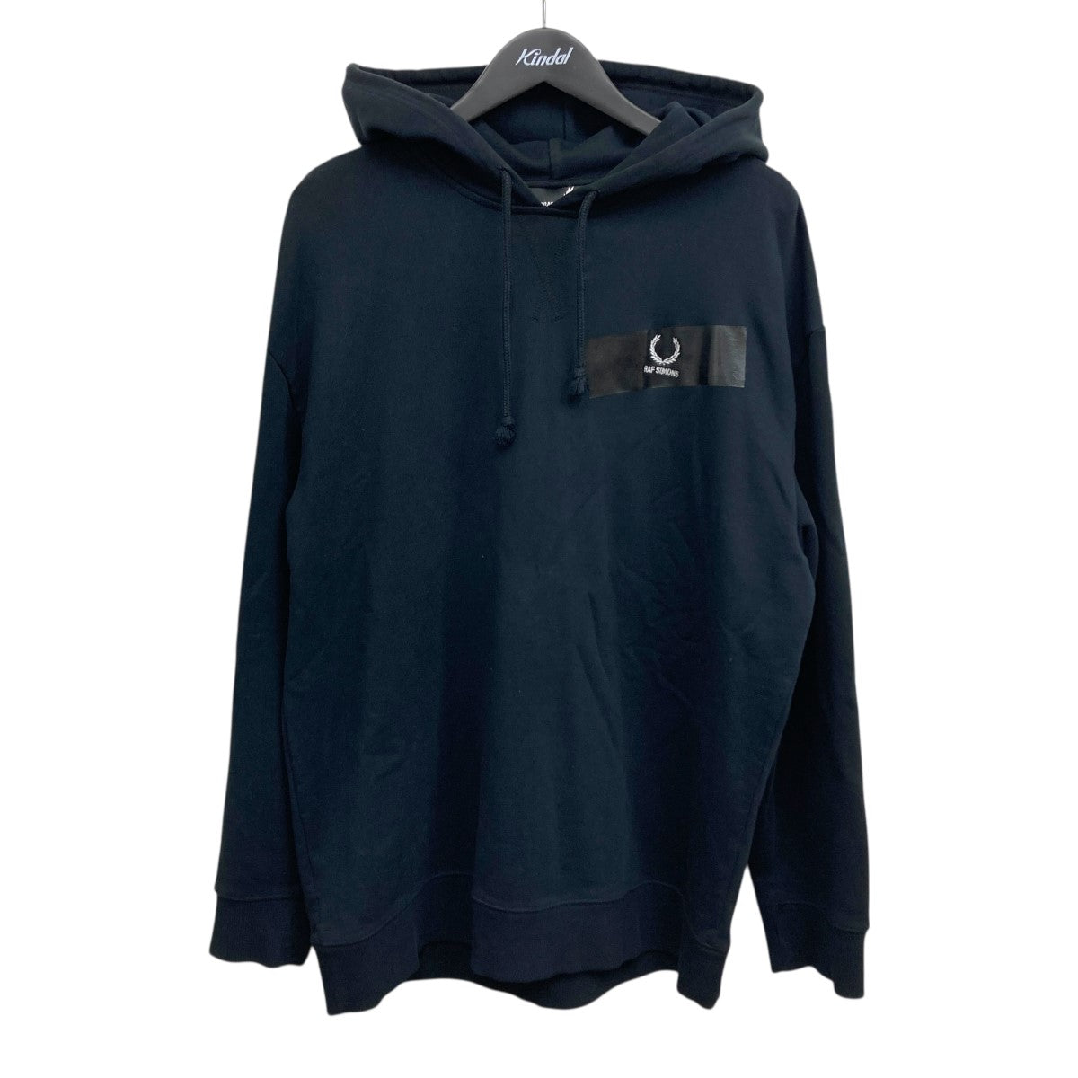 RAF SIMONS×FRED PERRY プルオーバーパーカー WC1X0AA ブラック