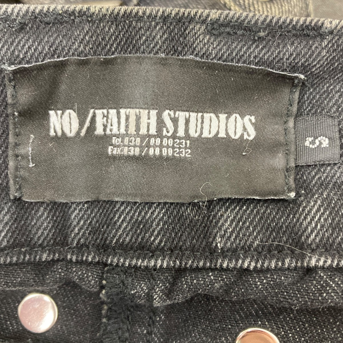 NO／FAITH STUDIOS(ノーフェイスストゥディオス) デニムパンツ