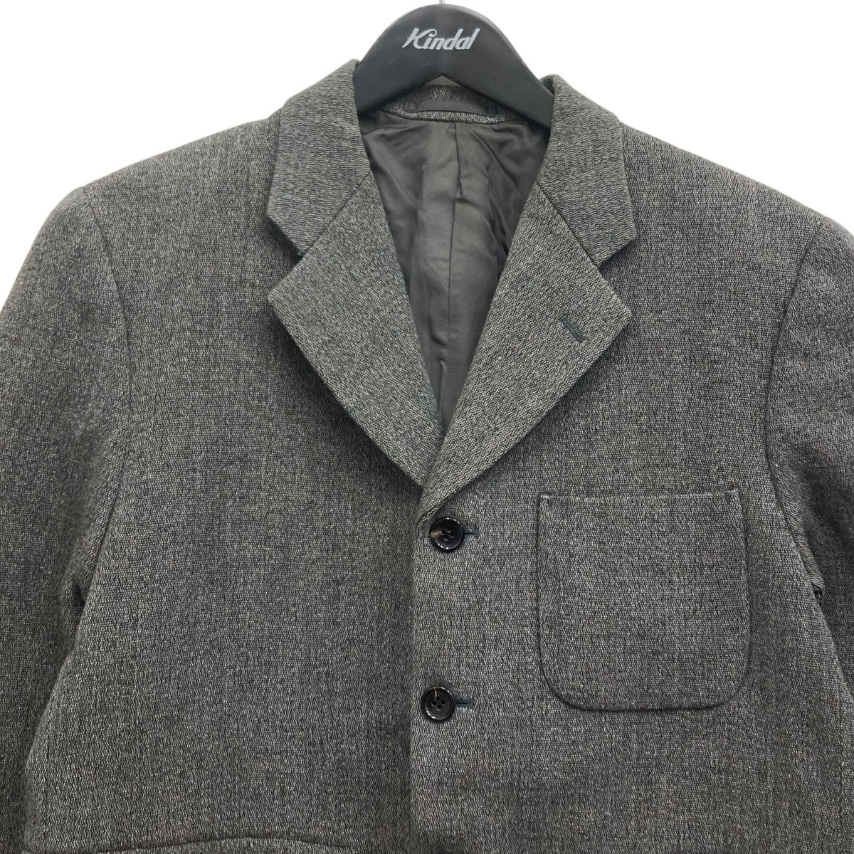 【美品】コムデギャルソンオム　田中オム　テーラードジャケット　グレー　ウール COMME des GARCONS HOMME(コムデギャルソンオム) 1999年製 田中