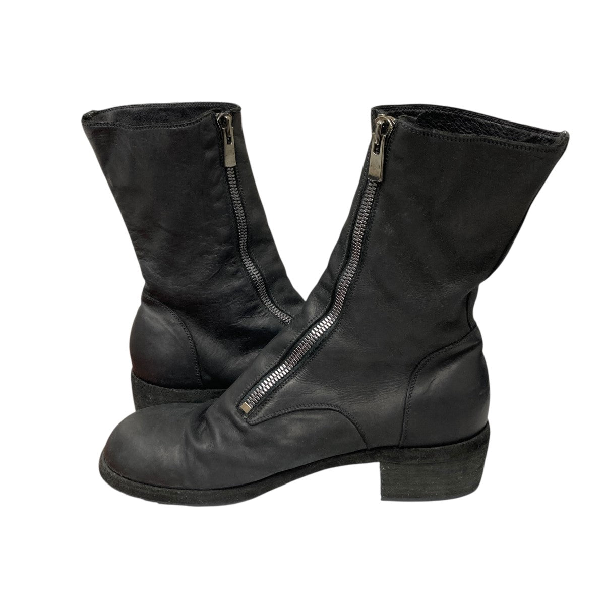 GUIDI×YOHJI YAMAMOTO Front Zip Boot ブーツ 788SZ ブラック
