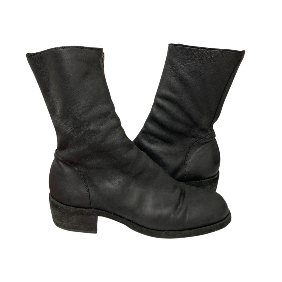 GUIDI×YOHJI YAMAMOTO Front Zip Boot ブーツ 788SZ ブラック サイズ
