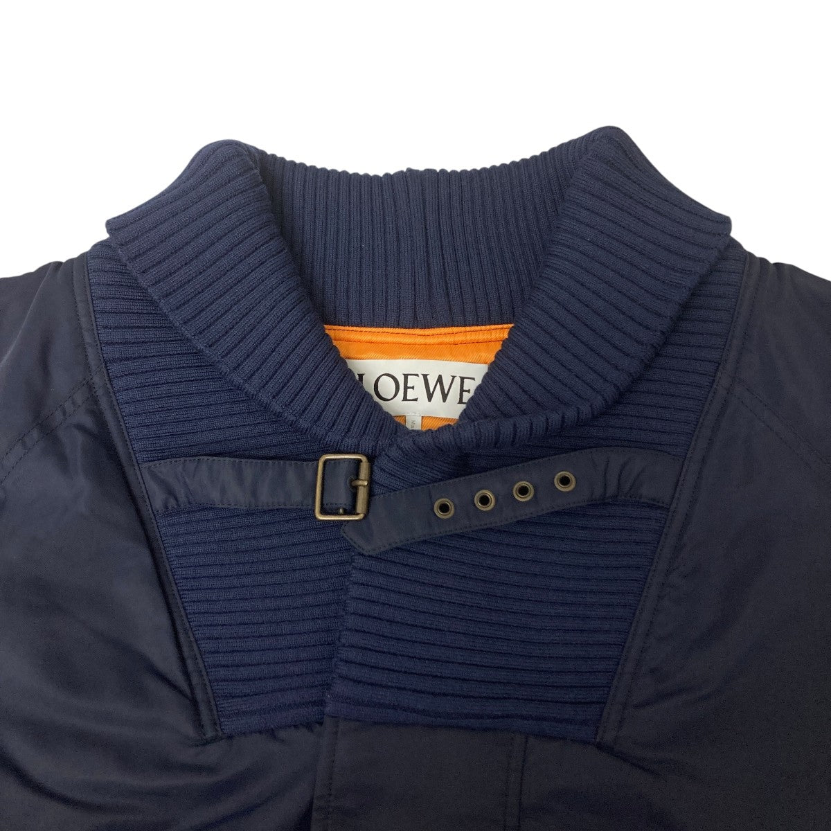 LOEWE(ロエベ) ボンバージャケット S359Y02XCH ネイビー サイズ 32