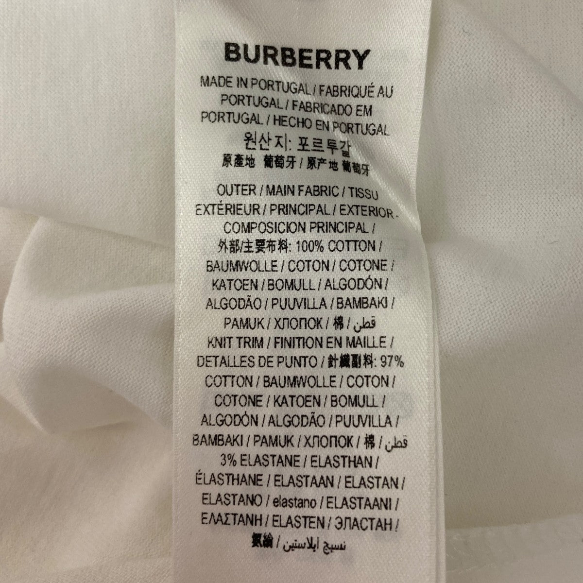 BURBERRY LONDON(バーバリーロンドン) プリントTシャツ ホワイト