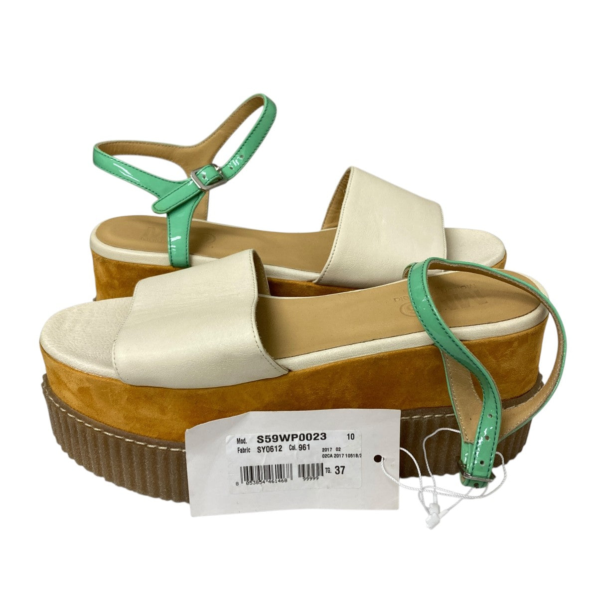 残り僅か★【MM6 MAISON MARUGIELA】Sunken レザーサンダル MM6 サンダル マルジェラ