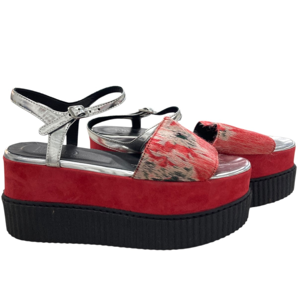 マ*ン様 【新品未使用】MM6 Maison Margiela サンダル(定価9 MM6 Maison Margiela(マルタンマルジェラ) スウェードサンダル
