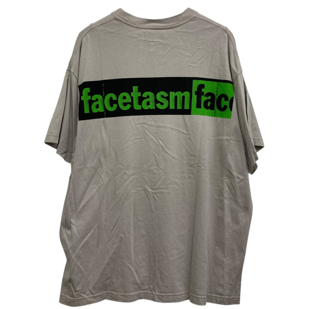 FACETASM LOGO PRINT TEE プリントTシャツ 古着・中古-2枚目のアイテム画像