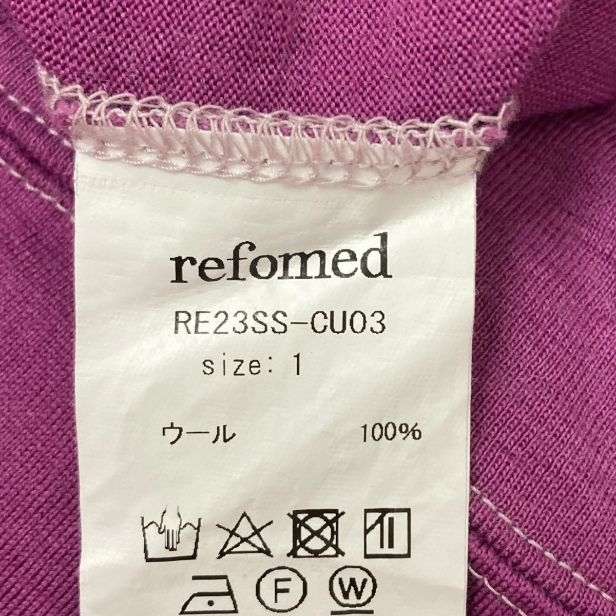 refomed Tシャツ 古着・中古-5枚目のアイテム画像
