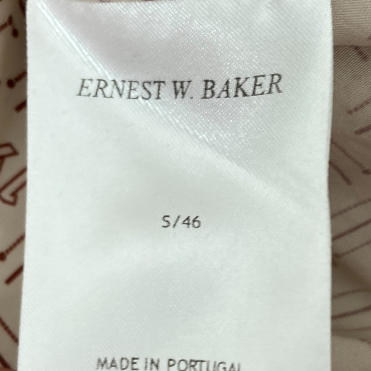 ernest w baker アーネストダブルベイカー　タグ付き　sサイズ ERNEST W.BAKER（アーネストダブルベイカー）公式通販｜MIDWEST