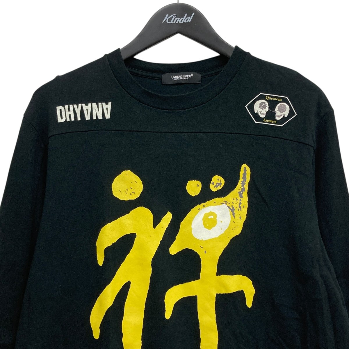 【UNDERCOVER】Ｔシャツ クルーネック 半袖★送料関税込★ UNDERCOVER(アンダーカバー) 半袖Tシャツ UCW4803-1 ブラック