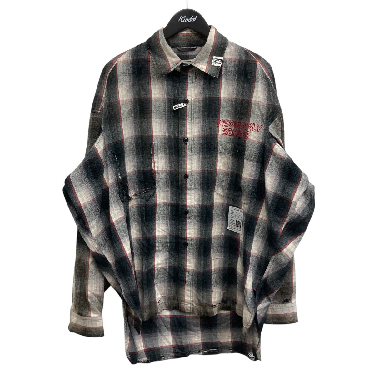 初売り旅行 Maison MIHARA YASUHIRO(メゾンミハラヤスヒロ) チェックシャツ トップス
