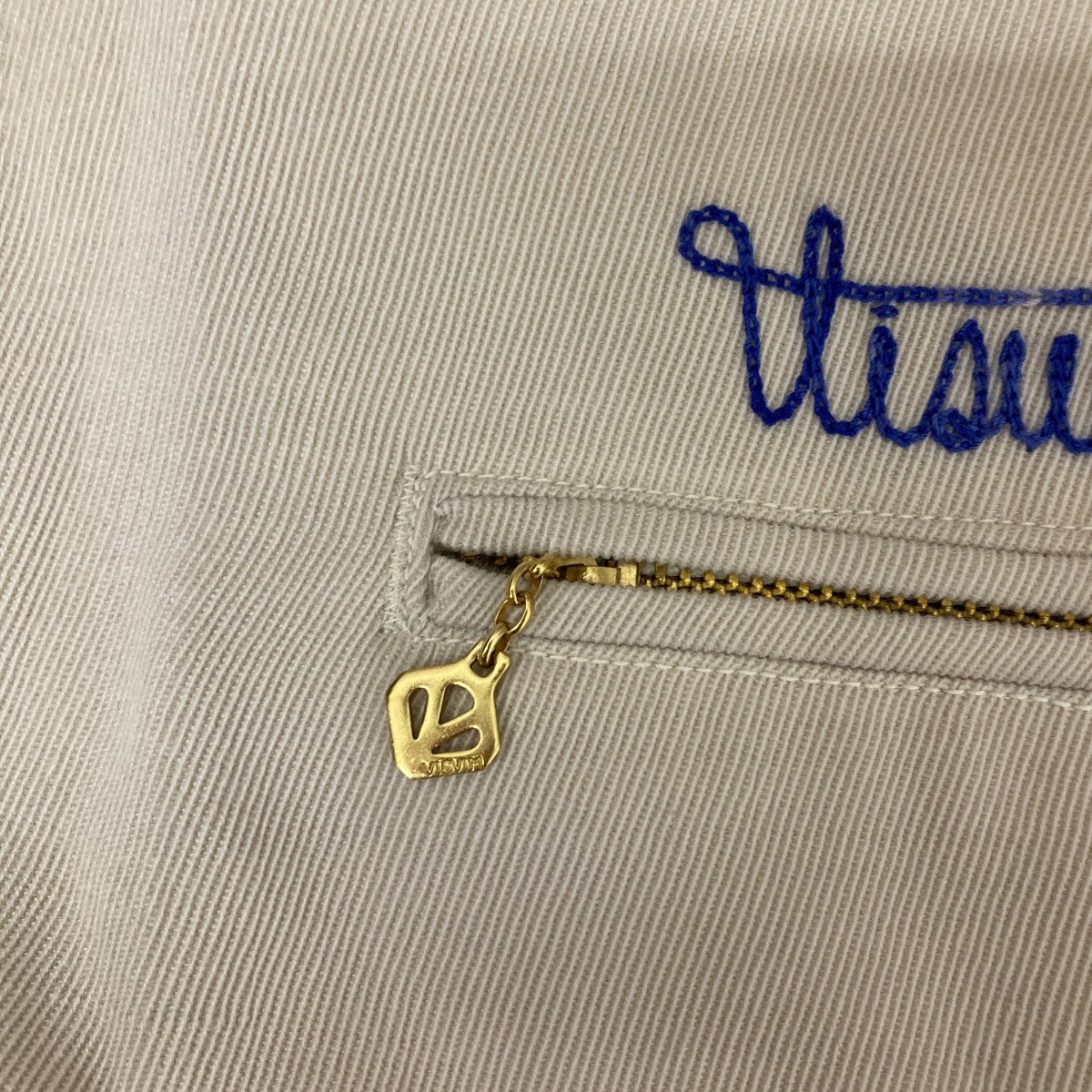 VISVIM(ビズビム) STRATO SWING TOP ロゴ刺しゅうジップブルゾン