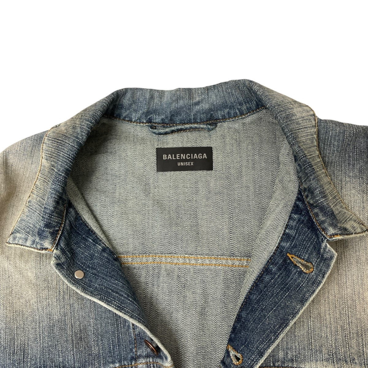 BALENCIAGA(バレンシアガ) トライバルデニムジャケット 809457