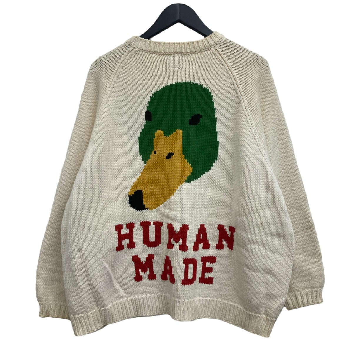 HUMAN MADE(ヒューマンメイド) ニット HM21CS001 アイボリー サイズ S