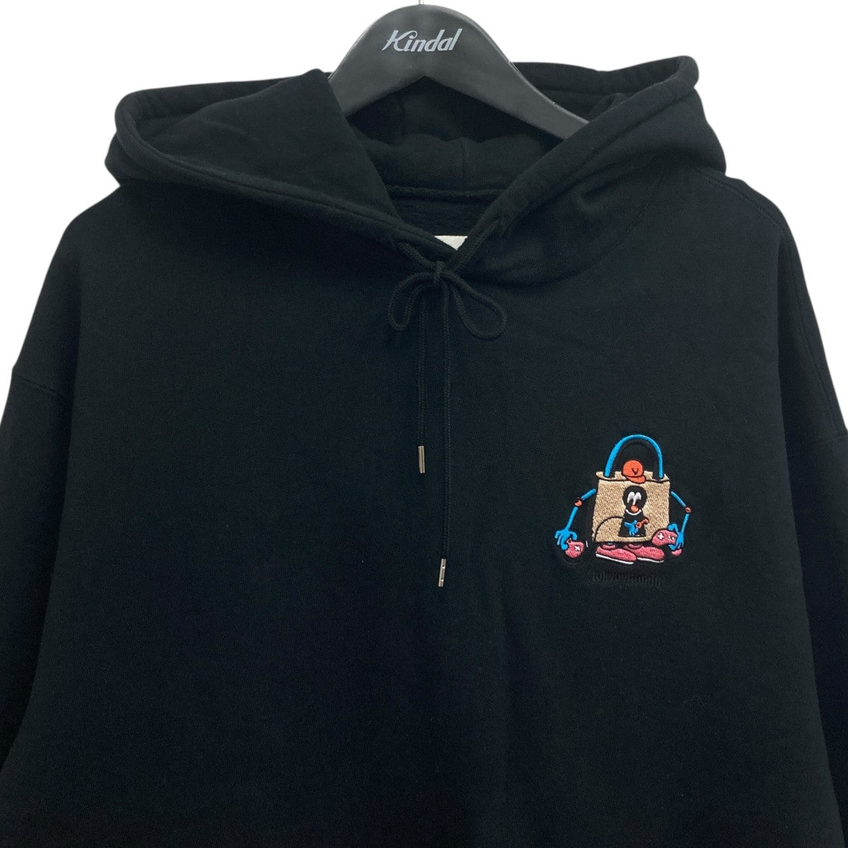 VAULTROOM×tokyovitamin プルオーバーパーカー ブラック サイズ L