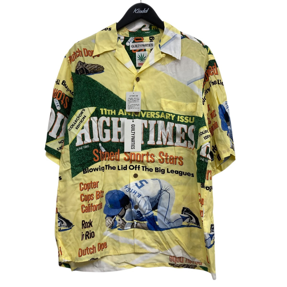 WACKO MARIA HIGHTIMES S S HAWAIIAN SHIRT ( TYPE-4 ) 半袖シャツ 古着・中古-1枚目のアイテム画像