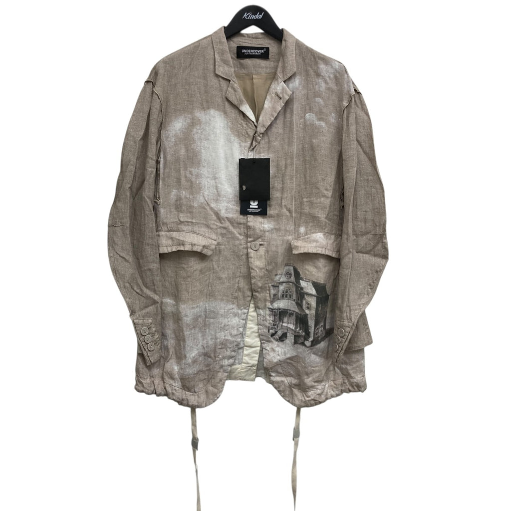 UNDERCOVER(アンダーカバー) 25SS リネン総柄ジャケット UC1E4101-1 