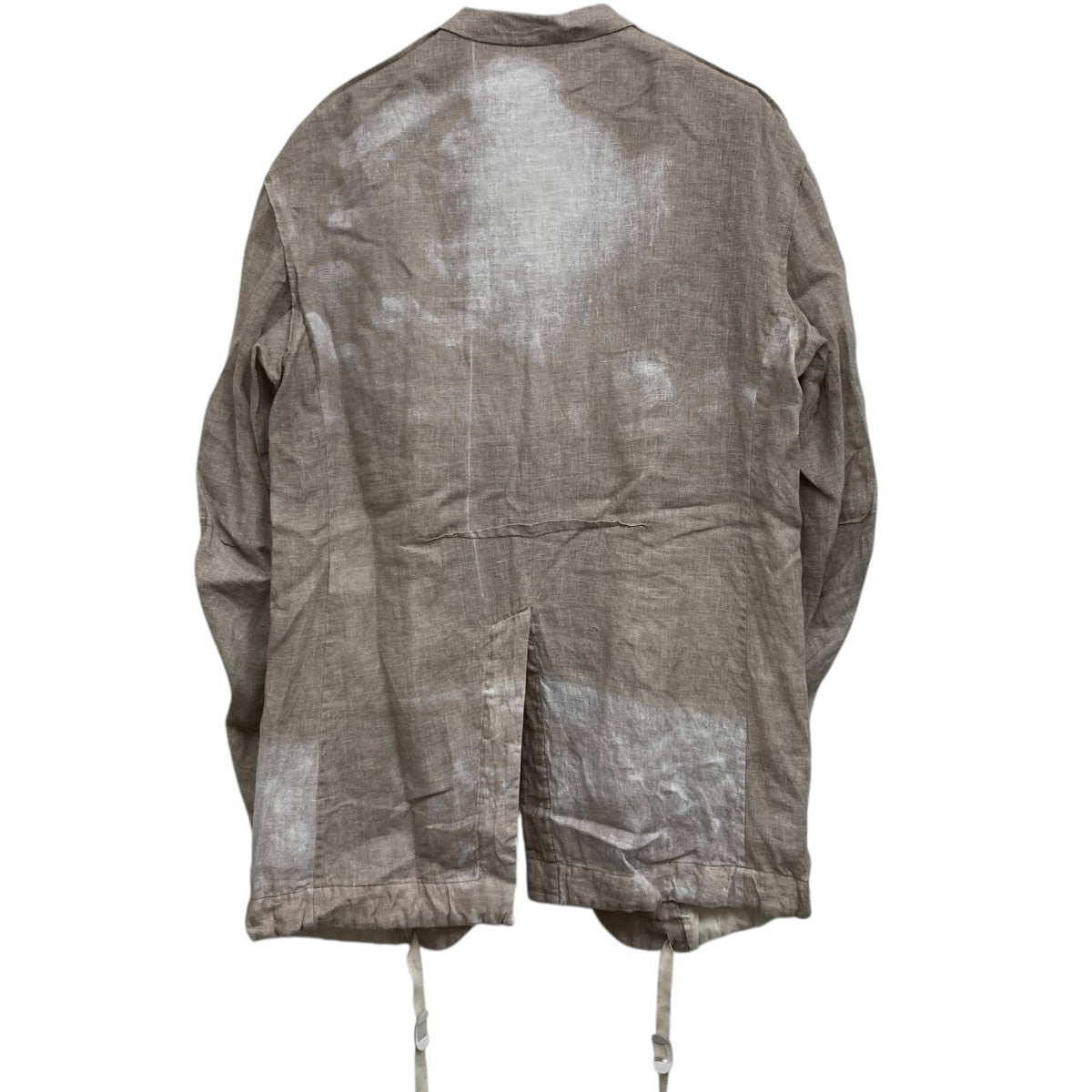 UNDERCOVER 25SS リネン総柄ジャケット 古着・中古-2枚目のアイテム画像