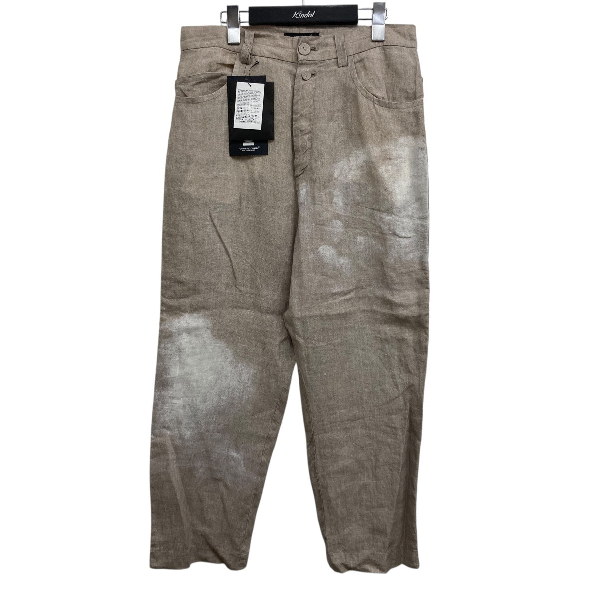 UNDERCOVER 25SS リネン総柄クロップドパンツ 古着・中古-1枚目のアイテム画像