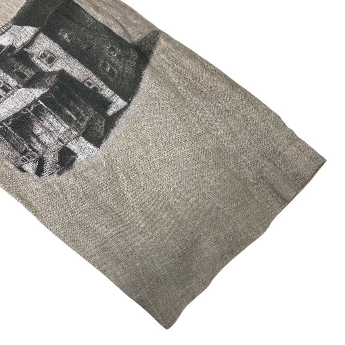 UNDERCOVER 25SS リネン総柄クロップドパンツ 古着・中古-4枚目のアイテム画像