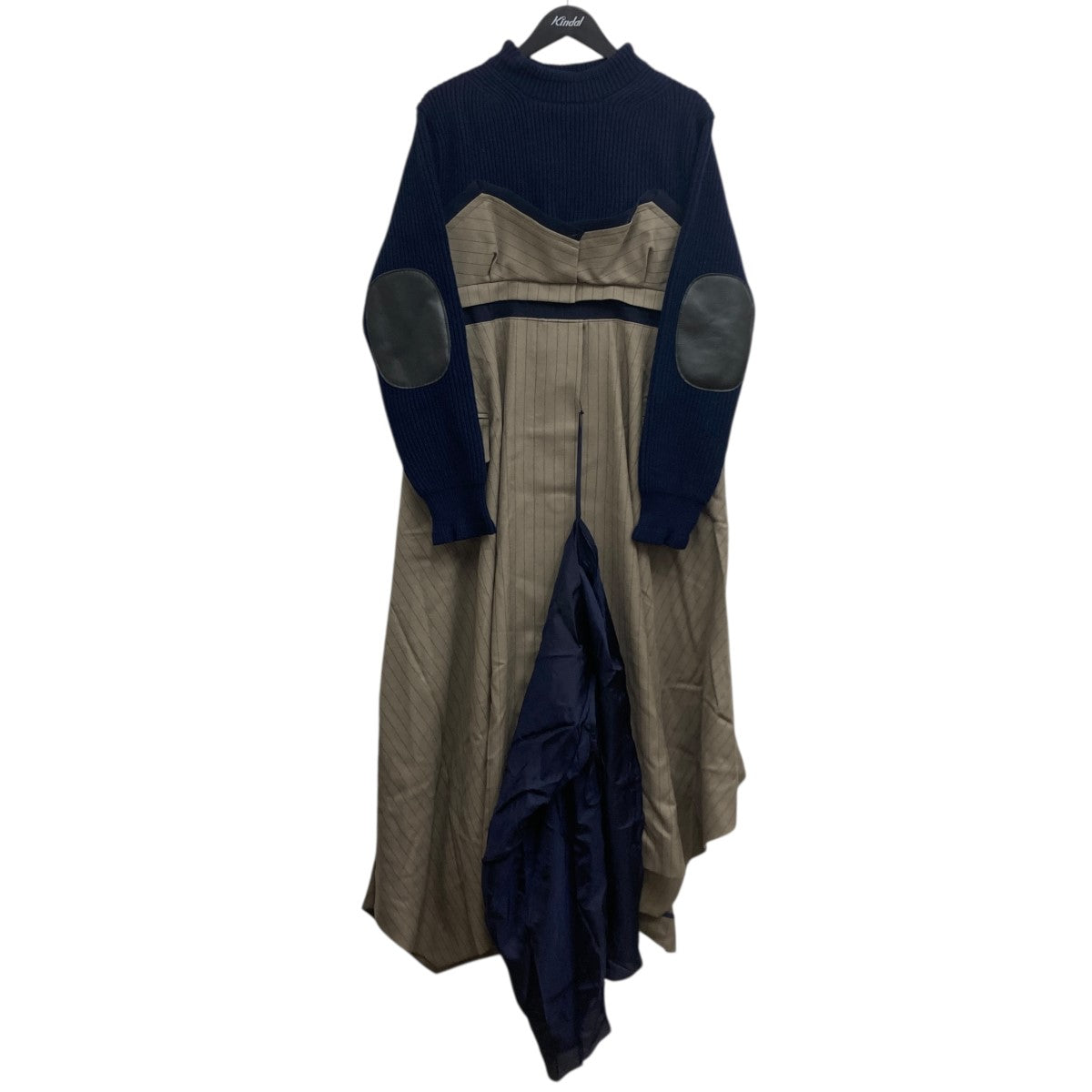 sacai(サカイ) ジップアップボアデニム ドレスワンピース20-05152 20