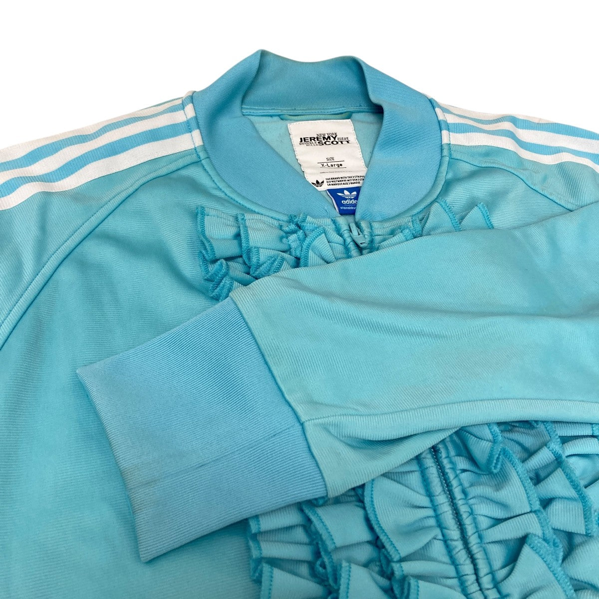 JEREMY SCOTT×adidas トラックジャケット E77234 スカイブルー