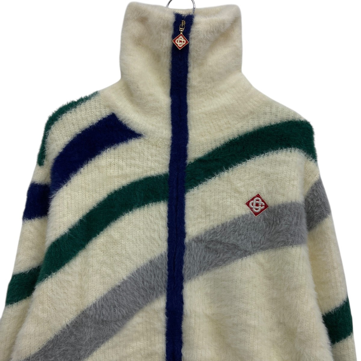 j*2様 CASABLANCA CASABLANCA(カサブランカ) 23AWニットジャケット ホワイト サイズ L