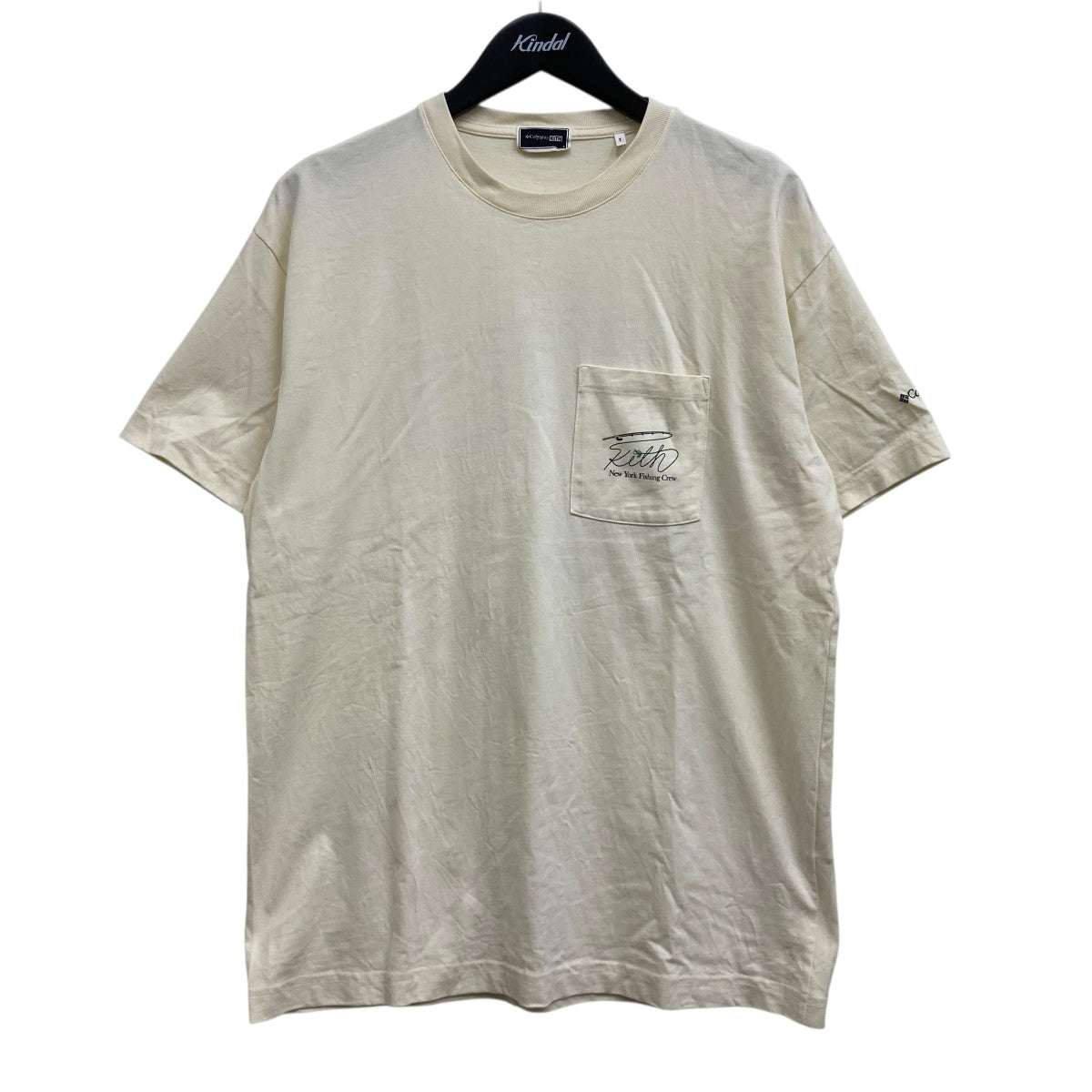 KITH×Columbia プリントTシャツ 23-071-060-0028-2-0 ベージュ